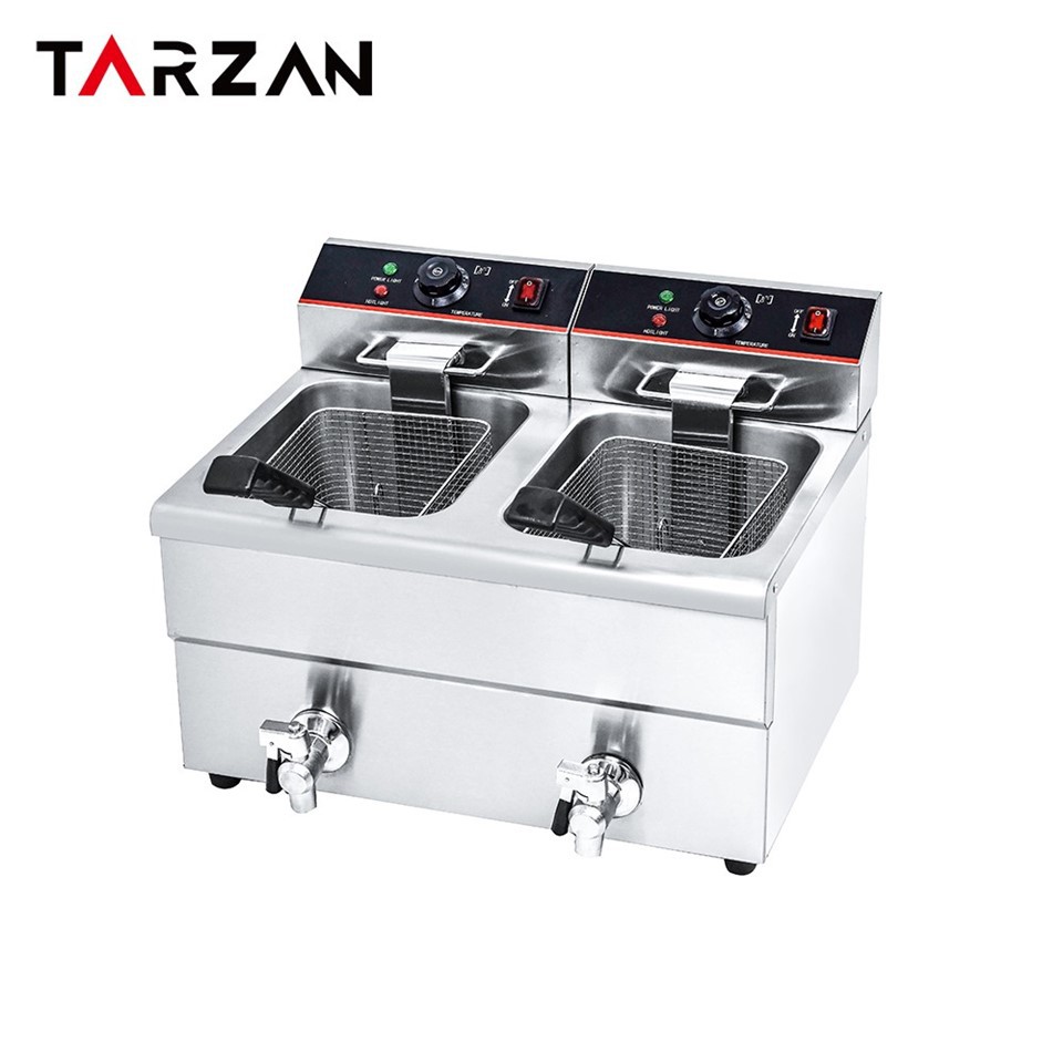 dual tank deep fryer